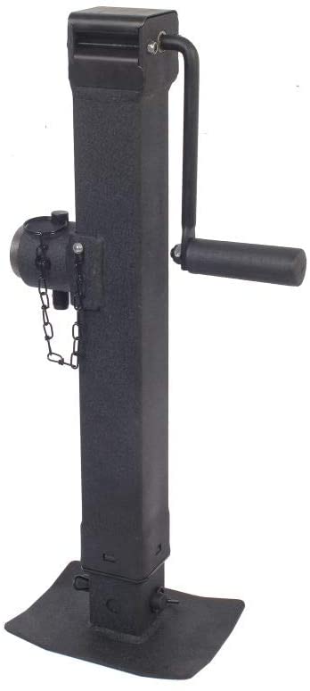 Trailer Valet Blackout Series 7K Side Wind Pipe Mount Jack 15