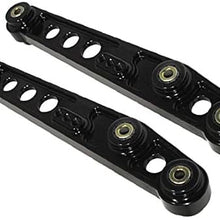 Fit 1996-2000 Honda Civic Rear Lower Control Arm with polyeurathane material bushing Black