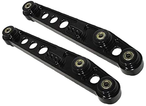 Fit 1996-2000 Honda Civic Rear Lower Control Arm with polyeurathane material bushing Black