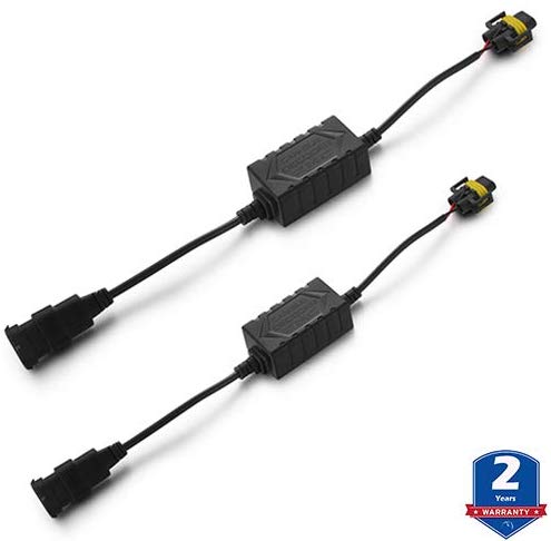 2pcs Headlight Canbus Decoder Anti Flickering Resistor Decoder (H11)- Oranges Autoparts