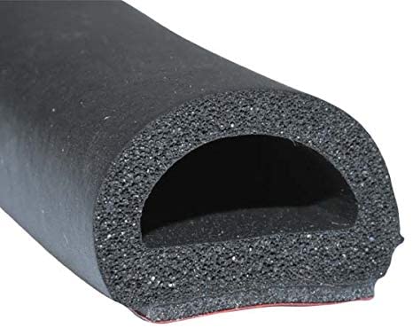 Steele Rubber Products Service Vehicle Compartment Door Seal - Peel-N-Stick Large Hollow Half Round - Sold and Priced by The Foot 70-3859-477