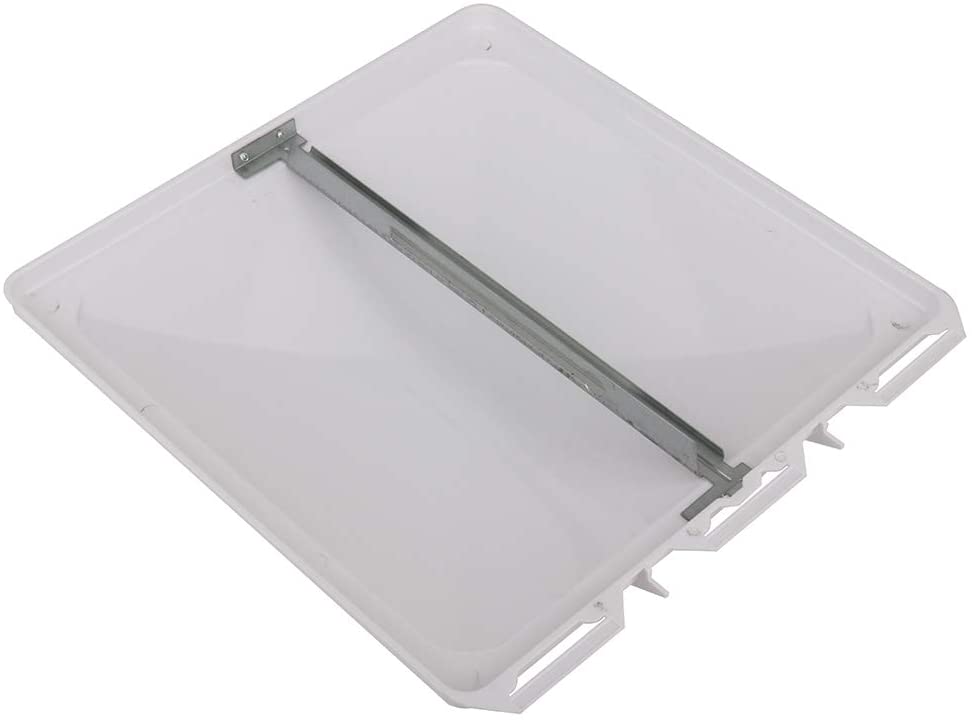 ZENITHIKE RVA1551W Replacement RV Roof Vent Cover Camper Motorhome Trailer Ventline VL300-W White 14 x 14 1 pack Roof Vent Lid