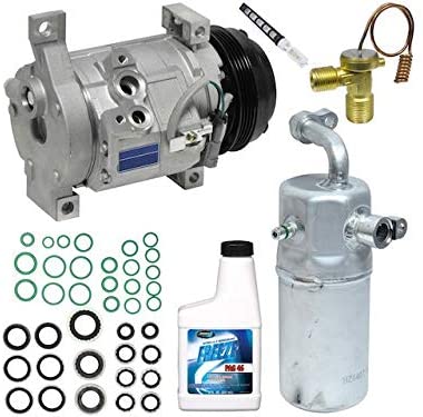 A/C Compressor Kit - Compatible with 2000-2006 GMC Yukon (with 13mm Tube Diameter with Fixed Orifice with Rear AC)