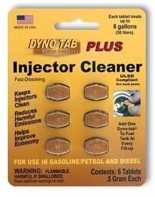 Dyno-tab 45446 Plus Injector Cleaner 6-tab Card