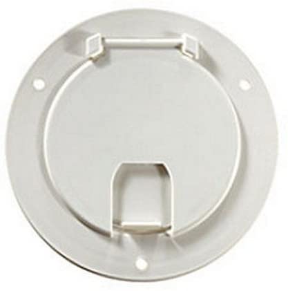 RV Trailer Camper Deluxe Cable Hatch Round Pw Designer Collection B110