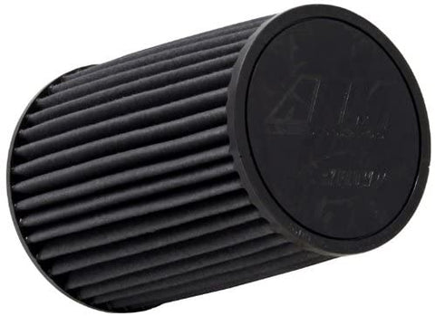 AEM 21-2038BF Universal DryFlow Clamp-On Air Filter: Round Tapered; 3 in (76 mm) Flange ID; 8.125 in (206 mm) Height; 6 in (152 mm) Base; 5.125 in (130 mm) Top