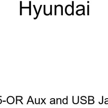 Genuine Hyundai 96120-1E035-OR Aux and USB Jack Assembly