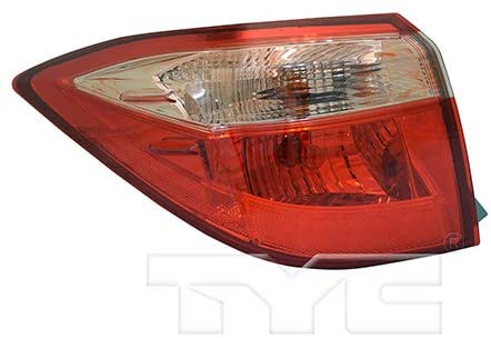 For 2017 Toyota Corolla Tail Light Driver Side CAPA Certified Bulbs Included TO2804130 - Replaces 81560-02B00 ;CE|L|LE|LE ECO; Halogen