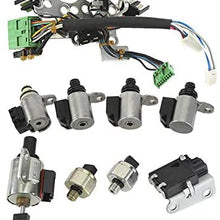 9PCS CVT JF011E RE0F10A F1CJA Remanufactured Valve Body Solenoids Compatible with Nissa-n Altima Rogue Sentra