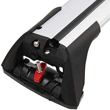 Kingcher Crossbars for Audi Q7 2016 2017 2018 2019 2020 2021 Baggage Luggage Lockable Roof Rack Rail Cross Bar