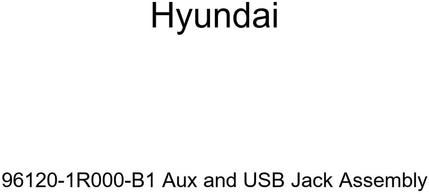 Genuine Hyundai 96120-1R000-B1 Aux and USB Jack Assembly