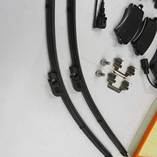 Bentley Continental V8 front rear brake pads air oil cabin filters wiper blades #540