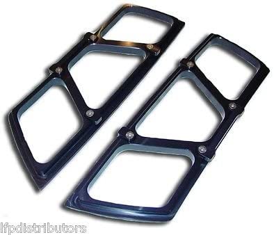HOOD VENTS FITS FORD MUSTANG COBRA (PAIR) BLACK 03-04 SVT BILLET COOLING