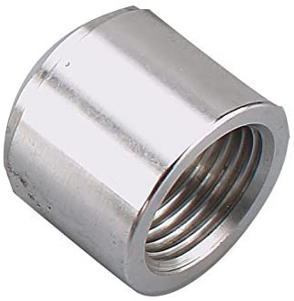 Aluminum Female 3/8 NPT Weld On Bung, 3/8