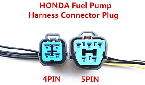 Fuel Pump Harness Connector Plug Replacement For HONDA Various Models 4PIN 5PIN (4PIN)