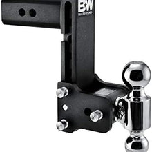 B&W Trailer Hitches Tow & Stow Double Ball Hitch 2 5/16" x 2" Balls with 2.5" Shank 7" Drop or 7 1/2" Rise