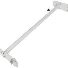 Scitoo Heavy-Duty 3 Bars Van Racks Steel Utility Ladder Truck Pickup Rack Kayak Contractor Lumber Utility for Chevy Express 2500 for Dodge for Ford E-250/350 for GMC Savana Van with Rain Gutters
