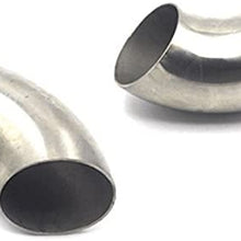Car 3" inch/76mm 90 Degree Stainless Steel Bend Elbow Pipe Piping Tubing Newest