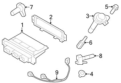 Ford Oem Engine Control Module 7U7z12a650hnarm Image 1