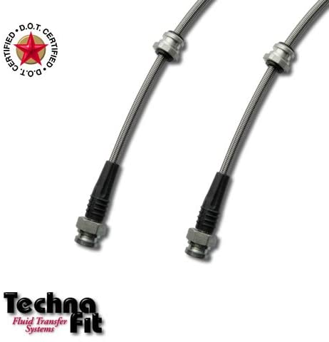 Techna-Fit Brake Lines MAZDA 7/1989-7/1993 MIATA MX-5, NORMAL SUSPENSION FRONTS (2) - MA-1100F