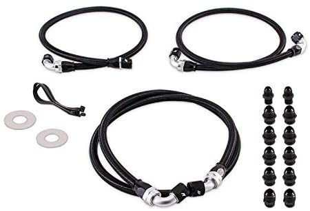 Mishimoto MMTCL-DMAX-01 Transmission Cooler Line Kit, Compatible With Chevrolet/GMC 6.6L Duramax (LB7/LLY) 2001-2005