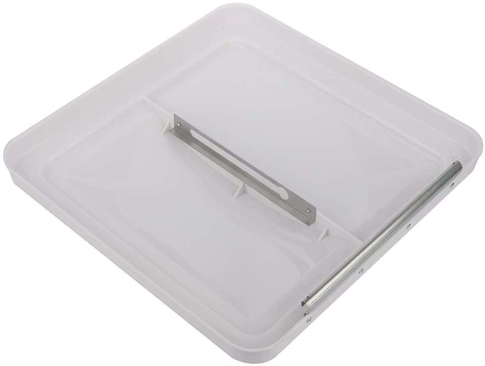 ZENITHIKE 631907078634 Replacement RV Roof Vent Cover Camper Motorhome Trailer Ventline VL200-W White 14 x 14 1 pack Roof Vent Lid