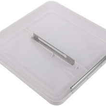 ZENITHIKE 631907078634 Replacement RV Roof Vent Cover Camper Motorhome Trailer Ventline VL200-W White 14 x 14 1 pack Roof Vent Lid