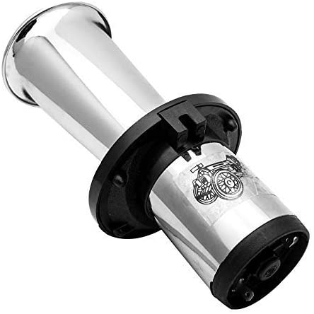 TOTMOX Bugle Horn - Car Antique Chrome Old Style Horn ,Classic Vintage Metal Loudspeaker Siren,Ahooga OOGA VXH1002C