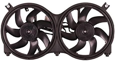 Dual Radiator and Condenser Fan Assembly - Cooling Direct For/Fit NI3115149 13-17 Nissan Pathfinder 14-14 Hybrid 14-18 Infiniti QX60/Hybrid 13-13 JX35