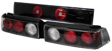 Spyder 5004550 Honda Civic 88-91 3DR Euro Style Tail Lights - Black