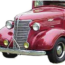 United Pacific Chrome Grille Guard for 1947-55 Chevy & GMC Truck