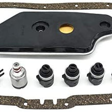 4R44E 4R55E 5R55E 5R44E 2WD Remanufactured Solenoid Kit Filter Set Shift TCC EPC A56420K1 Compatible with Ford