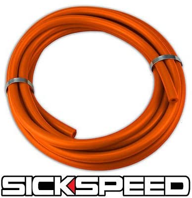 3 Meters Orange Silicone Hose For High Temp Vacuum Engine Bay Dress Up 4Mm P1 for Infiniti G35