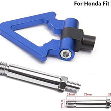 EPMAN Japan Model Car Auto Trailer Tow Hook Ring Eye Towing Front Rear Aluminum for Honda FIT 08 TK-RTHLPH004 (Red1)