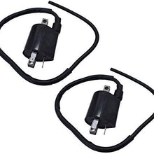 labwork Ignition Shorter & Longer Coils Fit for Yamaha Virago 1100 XV1100 1986-1999