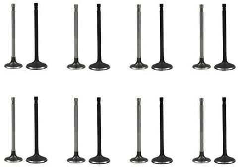 WFLNHB 16 x Intake Exhaust Engine Valve Fit for Chevy Cavalier Cobalt HHR Malibu Oldsmobile Alero Pontiac G5 G6 Grand Am Saturn Ion LS1 LW1 Vue Ecotec 2.0L 2.2L 2.4L