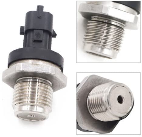 0281006425 Fuel Rail Pressure Sensor for 2003-2007 Dodge Ram 2500 2003-2006 Dodge Ram 3500 Cummins Diesel 5.9L Replaces Bosch 0281002851 3949988 0281002706 904-309 5093112AA Top Quality by I-Joy