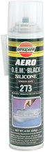 Versachem 27388-6PK Black Low Volatile OEM Silicone - 8 oz. Aerosol, (Pack of 6)