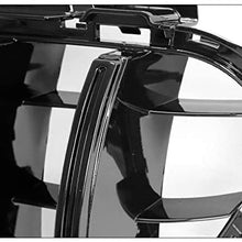 ZMAUTOPARTS GT-R Style Front Upper Hood Grille Gloss Black Compatible with 2015-2018 Mercedes-Benz C-Class W205