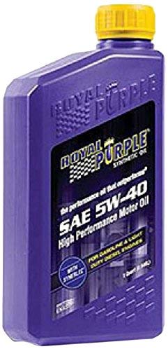 Royal Purple 06540-6PK API-Licensed SAE 5W-40 High Performance Synthetic Motor Oil - 1 qt. (Case of 6)