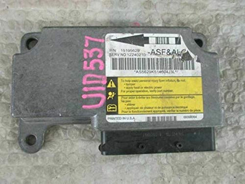 REUSED PARTS Bag Control Module Fits 05-06 Envoy Trailblazer Rainier 12240210