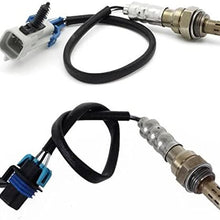 2Pcs Upstream Downstream Oxygen Sensor 1 Sensor 2 Compatible with Chevrolet Venture 3.4L 2001-2004,Compatible with Buick Rendezvous CX 3.4L 2002-2004,Buick Century Custom 3.1L 2001-2003