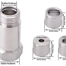 EVIL ENERGY M18 x 1.5 O2 Oxygen Sensor Restrictor Fitting Adjustable Gas Flow Inserts Cel Fix Bung