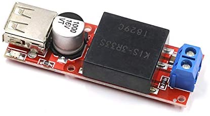 ZEFS--ESD Electronic Module 5V USB Output Converter DC 7V-24V to 5V 3A Step-Down Buck Module