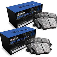For 1985-1987 Nissan Maxima Front and Rear R1 Semi-Met Series Brake Pads