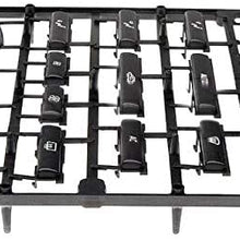 Climate Control Push Button Set - Black - Compatible with 2003-2011 Saab 9-3