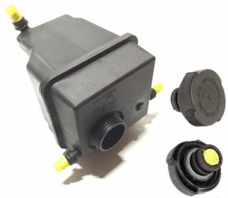 BRITPART EXPANSION TANK RADIATOR AND CAP SET COMPATIBLE WITH LAND ROVER RANGE ROVER L322 2003-2005 PART # PCF000033 & PCD000070