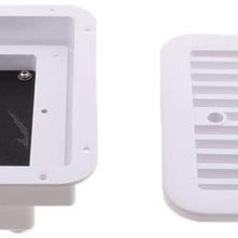 HNIWDJ 2Pcs 12V Universal RV Side Air Vent 2000RPM Cooling Trailer Exhaust Fan Caravan Effective Ceiling Mount Ventilation (Color : White)