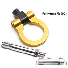 EPMAN Japan Model Car Auto Trailer Tow Hook Ring Eye Towing Front Rear Aluminum for Honda FIT 08 TK-RTHLPH004 (Red1)