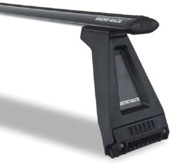 Rhino Rack 1993-1994 Compatible with Land Rover Defender 110 4dr 4wd Vortex RL210 Black 3 Bar Roof Rack JA2775